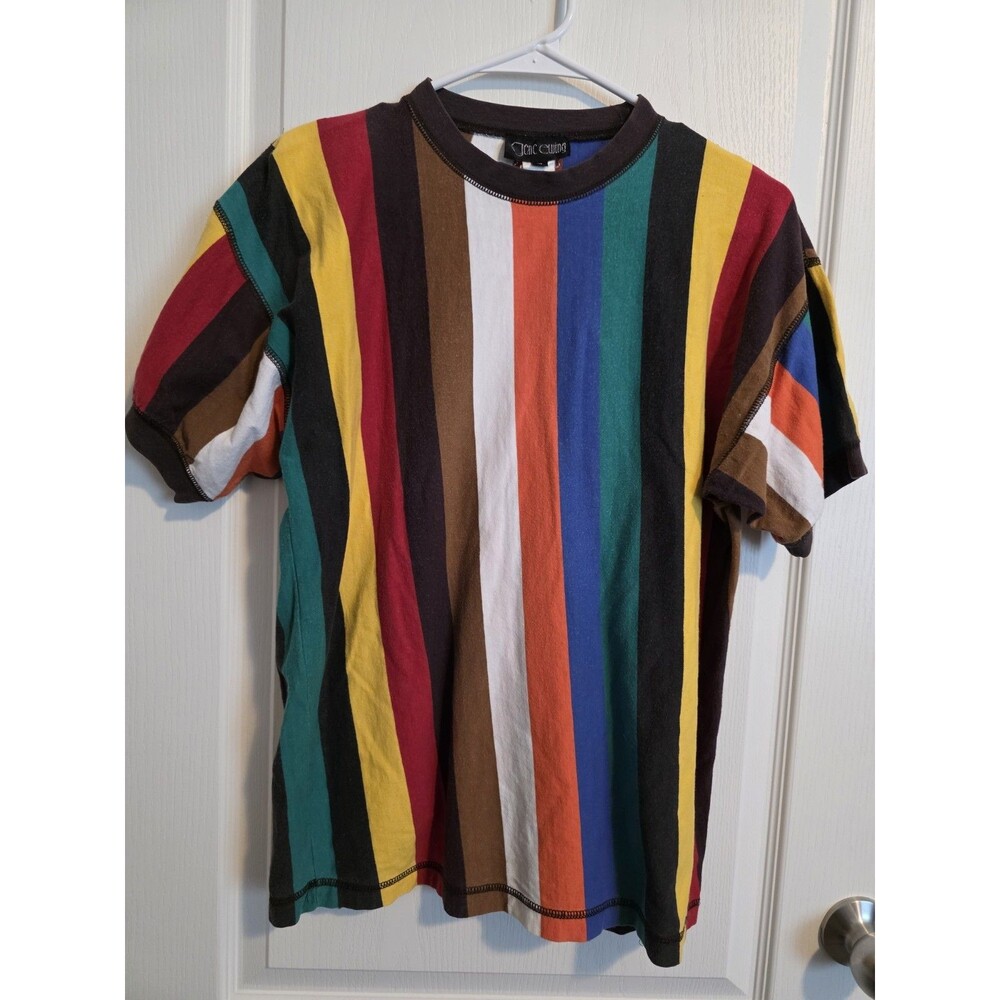 Vintage Gene Ewing 1980 Multicolor Striped Crewneck shirt